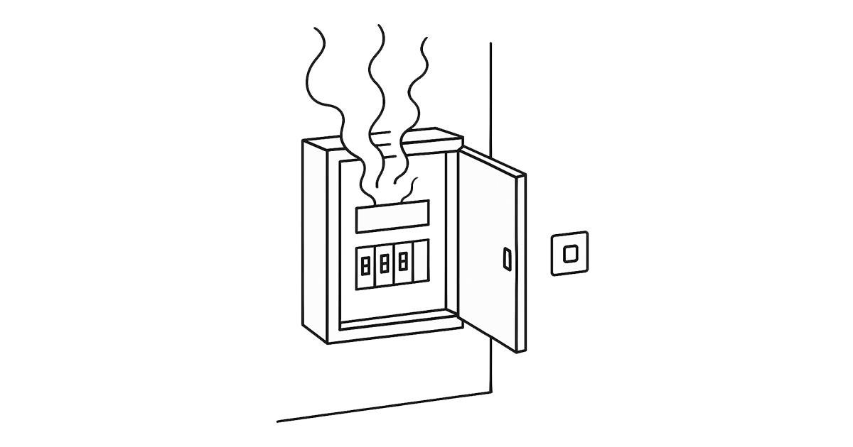 Wat te doen bij brandlucht in de meterkast? | Elektricien.nl Wat te doen bij brandlucht in de meterkast?